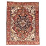Antique Persian Serapi Rug ~10x12