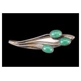 Sigi Tasco Signed Mexican Sterling Silver Brooch