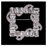 Vomtage Eisenberg RhineStone Brooch