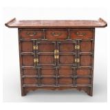 Antique Korean Wooden Book Chest