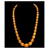 Graduated Bakelite Bead Necklace