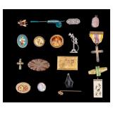 Mosaic, Bakelite, and Rhinestone Jewelry