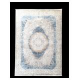 Modern Machine-Woven Silk Area Rug