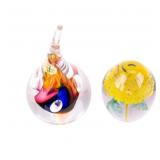 Hand-blown Glass Paperweights