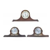Ingraham and Gilbert Tambour Mantle Clocks