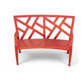 Cast Metal Bench by Woodard, Ruggiero Collection