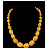 Graduated Bakelite Bead Necklace