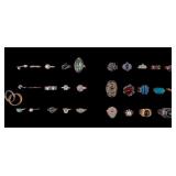 Sterling and Costume Rings (30)