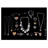Heart Jewelry Vintage and Modern