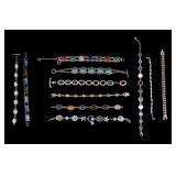 Sterling and Other Costume Bracelets