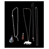 Labradorite, Amber, & Other Sterling Jewelry
