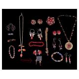 Red Costume Bling Jewelry