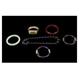 Bangle Bracelets and Monet Necklace