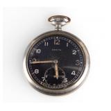 Early Zenith Military Pocket Watch