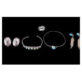 Vintage Sterling Jewelry, Some N.A. Turquoise