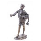 F. Conventi (B. 1855) Signed Bronze Figurine