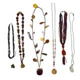 Jade Pendant and Beaded Jewelry / Necklaces