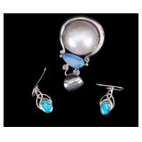Opal and Vintage Sterling Jewelry