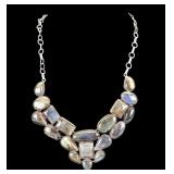 Labradorite Bib Necklace