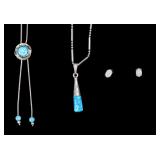 Opal and Sterling Jewelry