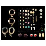 Sterling, Trifari, and Other Earrings