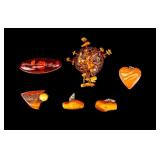 Early Amber Jewelry Grouping