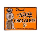 Desperate Sign Co. Teddy Chocolate Embossed Sign