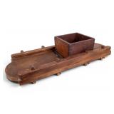 Antique Wooden Cabbage Slicer or Kraut