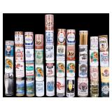 Assortment of 40 Vintage Beer Cans (Empty)