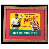 Pinch-Hit Chewing Tobacco Babe Ruth Advertisement