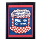 Purina Chows Framed Sign