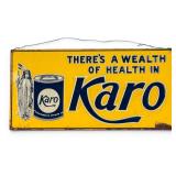 Desperate Sign Co. Karo Syrup Tin Litho Sign