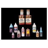 Vintage Cleaning Bottles and Tins