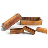 Coca Cola, Pepsi, & Cheese Wood Crates