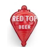 Vintage Red Top Beer Advertising Sign
