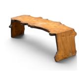 Cherry Freeform Live Wood Dovetailed Coffee Table