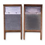 Vintage Metal and Wood Washboards