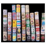 Assortment of 40 Vintage Beer Cans (Empty)