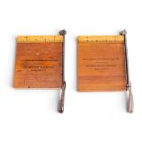 Early Kodak No. 1 Guillotine Trimming Boards