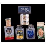 Vintage Coffee and Tea Packaging