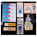Vintage Beer Bags and Advertising Signs