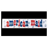 Vintage American Maid Metal Advertising Sign