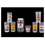 Vintage Glass Food Jars and Tumblers