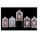 Glass Vinegar Bottles with Labels (5)