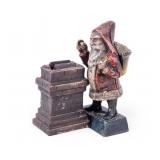 Cast Iron Santa Claus Mechanical Coin Bank