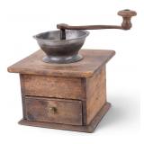 Antique Tabletop Manual Coffee Grinder