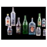 10 Jars and Bottles with Labels