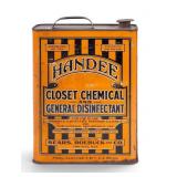 Early Handee Closet Chemical Gallon Jug