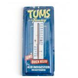 Mid Century TUMS Tin Litho Advertising Thermometer
