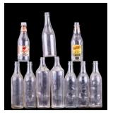 Clear Glass ASCO Bottles (8)